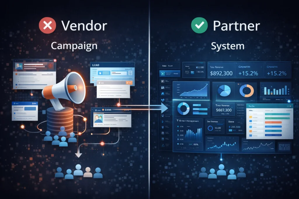 The Difference Between Selling Services and Building Growth