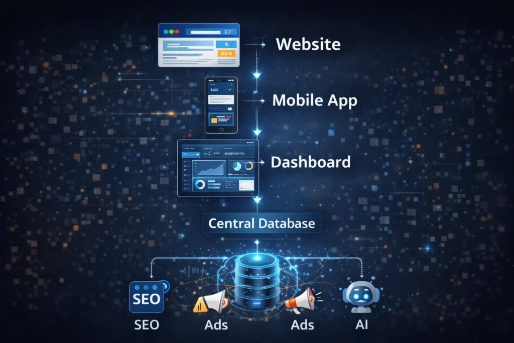 integrated digital business system architecture