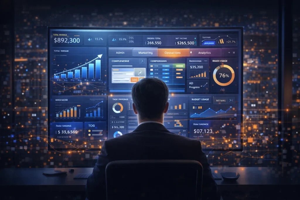 multi role digital system with admin dashboard